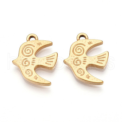 304 Stainless Steel Pendants STAS-N109-132G-1