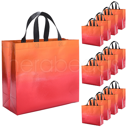 Non-Woven Reusable Folding Gift Bags with Handle ABAG-WH20011-01D-1