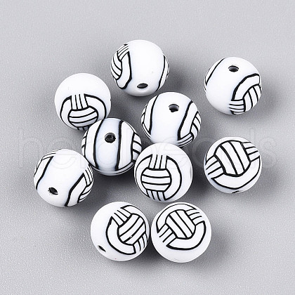 Handmade Polymer Clay Beads CLAY-N014-02A-09-1