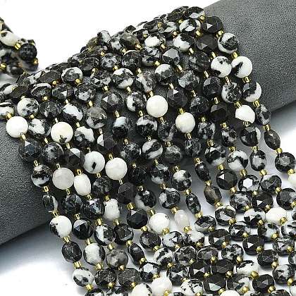 Natural Australia Zebra Jasper Beads Strands G-C116-A60-02-1