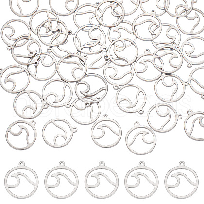 Unicraftale 40Pcs 304 Stainless Steel Pendants STAS-UN0045-71-1