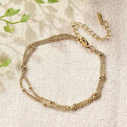 304 Stainless Steel Multi-strand Bracelets BJEW-Q051-02G-A-1