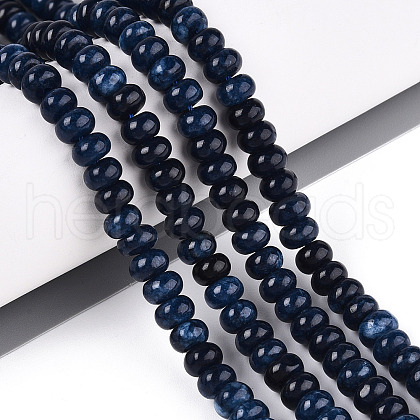 Dyed Natural White Jade Beads Strands G-T139-59A-02-1