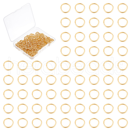 Unicraftale 300Pcs 304 Stainless Steel Open Jump Rings STAS-UN0058-56G-03-1