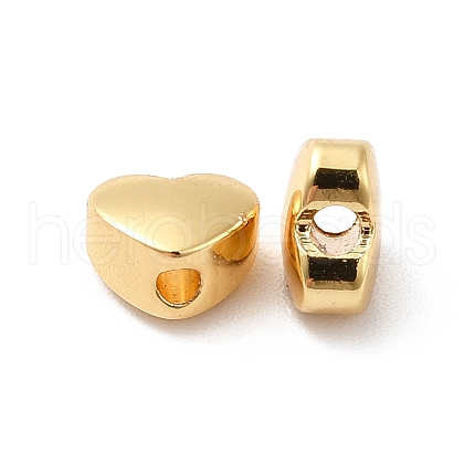 Rack Plating Brass Beads KK-P095-23G-1