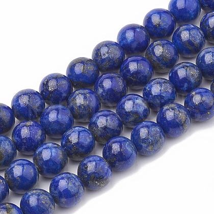 Natural Lapis Lazuli Beads Strands G-S333-4mm-013-1
