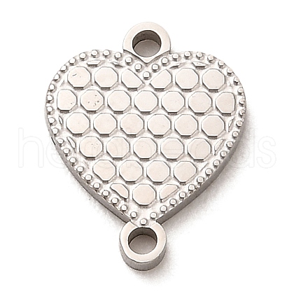 Non-Tarnish 304 Stainless Steel Love Connector Charms STAS-E199-09P-1