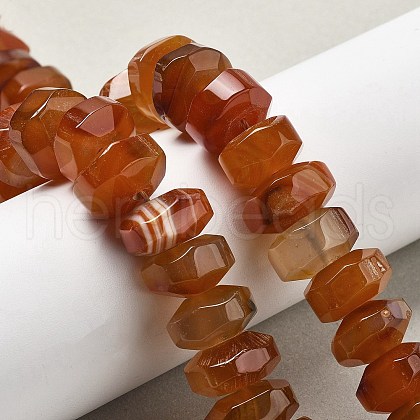 Natural Agate Beads Strands G-K392-A19-1