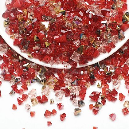 Opaque & Transparent Glass Beads GLAA-G109-01B-1