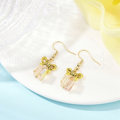 Alloy & Glass Dangle Earrings EJEW-JE06361-02-1