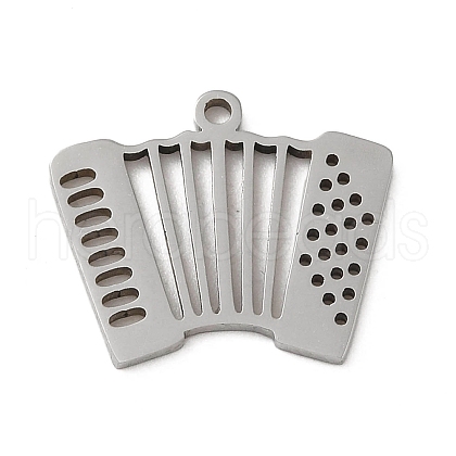 Non-Tarnish 5Pcs 201 Stainless Steel Pendants STAS-B064-12P-1