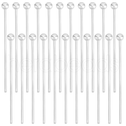 Beebeecraft 200Pcs Brass Ball Head Pins FIND-BBC0015-90A-1