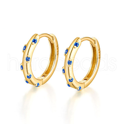 Elegant S925 Sterling Silver Hoop Earrings EH3926-5-1
