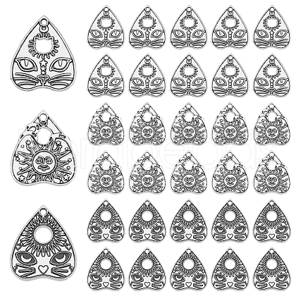 DICOSMETIC 30Pcs 3 Styles Tibetan Style Alloy Pendants FIND-DC0005-37-1