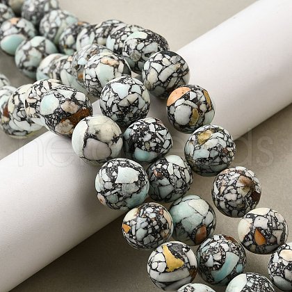 Synthetic Turquoise Beads Strands G-F791-D01-02A-1