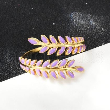 304 Stainless Steel Adjustable Cuff Rings RJEW-Q015-03G-C-1
