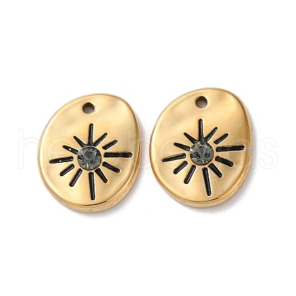 304 Stainless Steel Pendants STAS-L022-390G-1