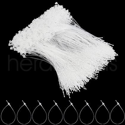 CABODYALS 2000Pcs Plastic Price Tag Chains KY-CY0001-01C-02-1
