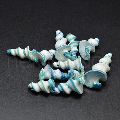 Natural Shell Nuggets Beads BSHE-O007-80A-1