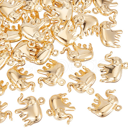 GOMAKERER 30Pcs Brass Pendants KK-GO0001-25-1