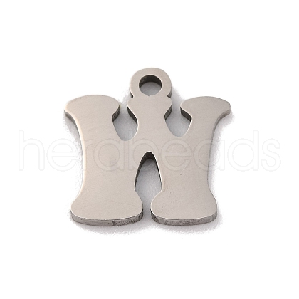 Non-Tarnish 201 Stainless Steel Charms STAS-U016-01P-W-1