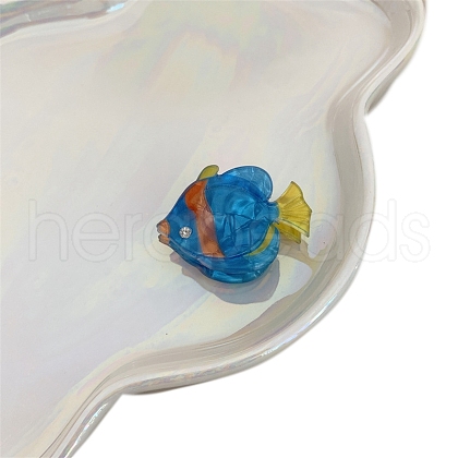 Acrylic Claw Hair Clips PW-WG234CC-05-1