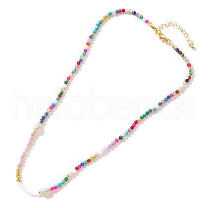 Bohemian Handmade Glass Seed Beaded Necklaces GG7843-1