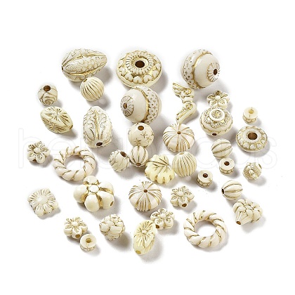 Opaque Acrylic Beads MACR-D033-01-1-1