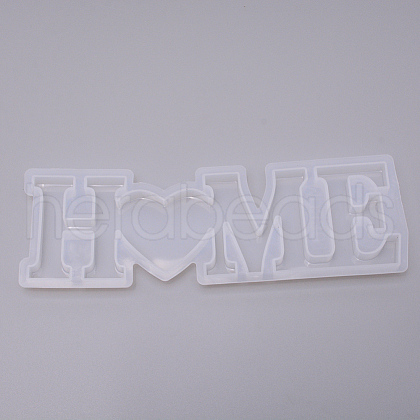 Word Home Silicone Molds DIY-WH0183-34-1