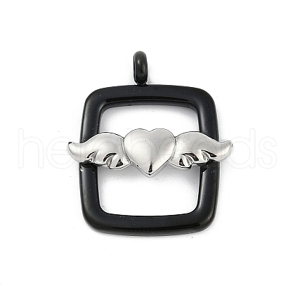 304 Stainless Steel Pendants STAS-F310-15EB-1