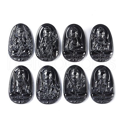 Synthetic Non-Magnetic Hematite Pendants G-E618-01-1