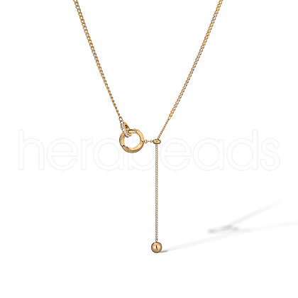 Brass Clear Cubic Zirconia Ring Pendant Necklaces PW-WGAC8FC-01-1
