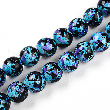 Synthetic Turquoise Beads Strands TURQ-T004-08A-02-1