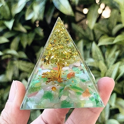 Orgonite Pyramid Resin Energy Generators PW-WGE81C6-01-1