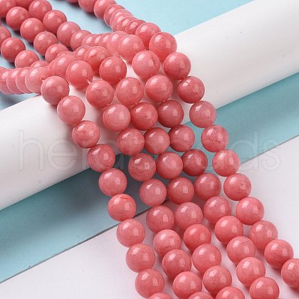 Natural Malaysia Jade Beads Strands G-A146-10mm-B08-1