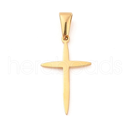 304 Stainless Steel Pendants STAS-L210-11G-1