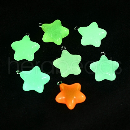 Luminous Transparent Acrylic Pendants SACR-P032-02P-1