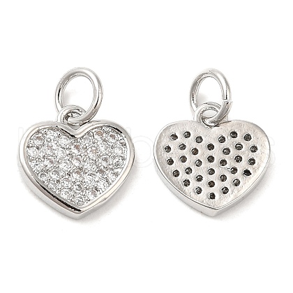 Brass with Cubic Zirconia Pendants KK-K332-22P-1