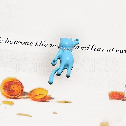 10Pcs Baking Painted Alloy Connector Charms PW-WG87E20-02-1