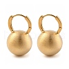 Round Brass Hoop Earrings for Women EJEW-U055-06G-2