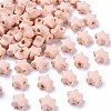 Spray Painted Acrylic Beads MACR-S373-45-O06-1