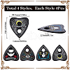 SUNNYCLUE 16Pcs 4 Styles Halloween Acrylic Pendants OACR-SC0001-78-2