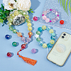   50Pcs 5 Style AB Color Plated Transparent Acrylic Beads OACR-PH0001-96-5