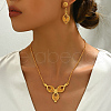 Vintage Fashionable Iron Horse Eye Earrings & Necklaces Sets for Women PO3797-2-2