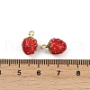 Brass Charms KK-C093-28A-G-3