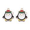 Christmas Alloy Enamel Pendants ENAM-Q442-54-2