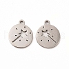 Non-Tarnish 201 Stainless Steel Charms STAS-E188-08P-1