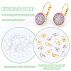 Unicraftale DIY Blank Dome Earring Making Kit STAS-UN0047-79-5