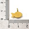 304 Stainless Steel Enamel Charms STAS-R153-07G-02-3
