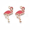 Alloy Enamel Pendants ENAM-N054-78C-2